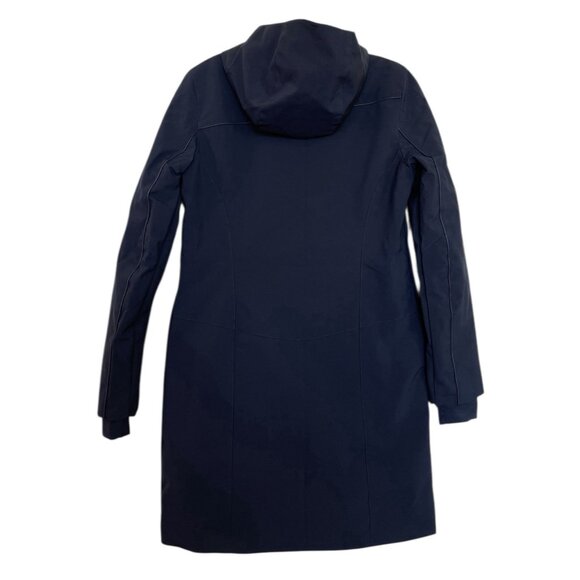 Spyder Parka Jacket Womens Size Small Black Hooded Full Zip Long Coat - Picture 5 of 10